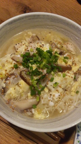 鶏にゅうめん